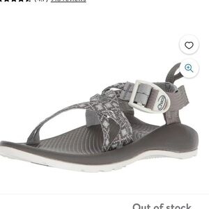 Chaco Z/Cloud X2 Sandals Gray Strappy Adjustable Hiking Sandals 5​​ Gorpcore